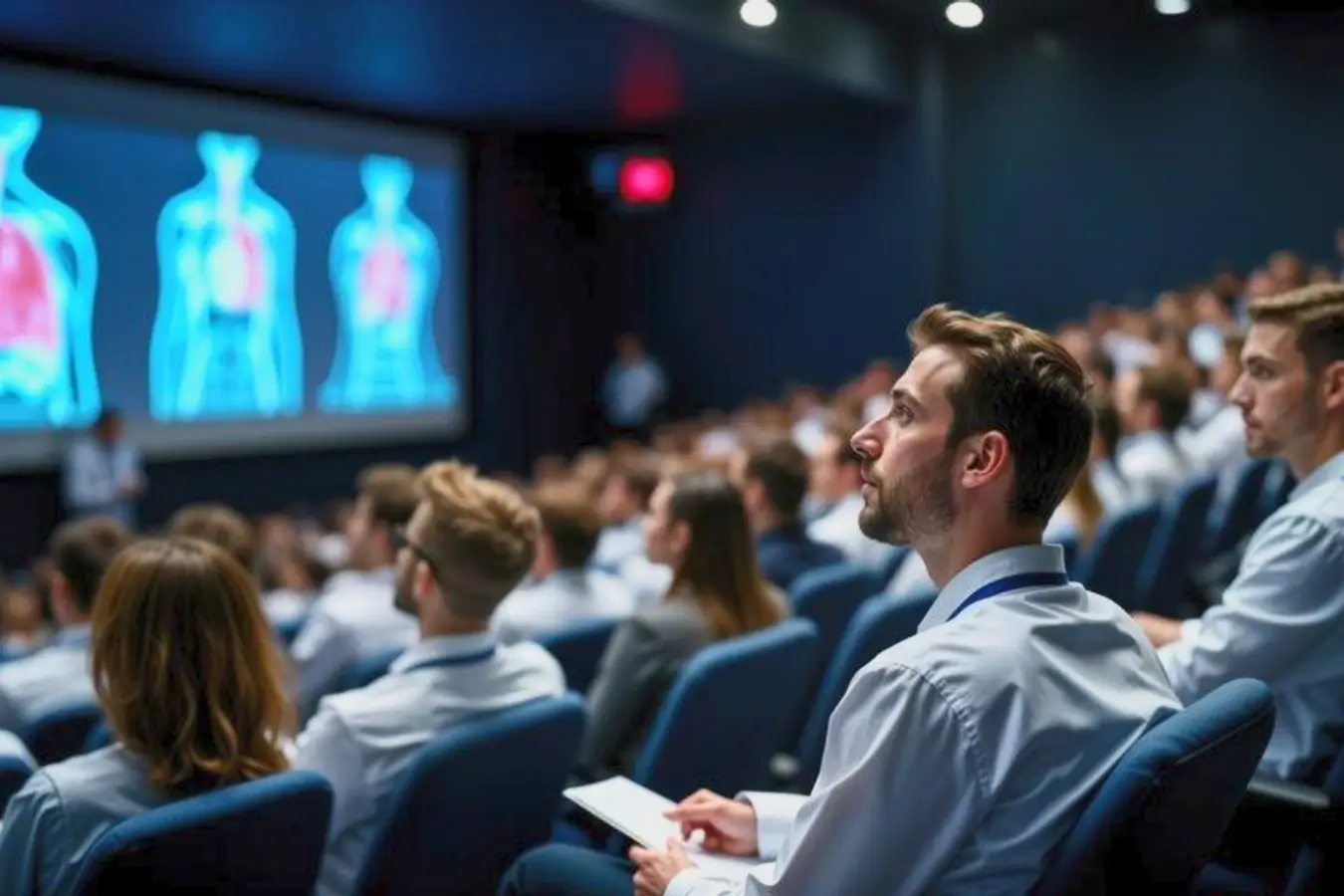 Delegates attending an international medical conference